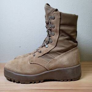 Hot Weather Combat Boots Coyote Brown USMC Military Tactical Size 7 Wide